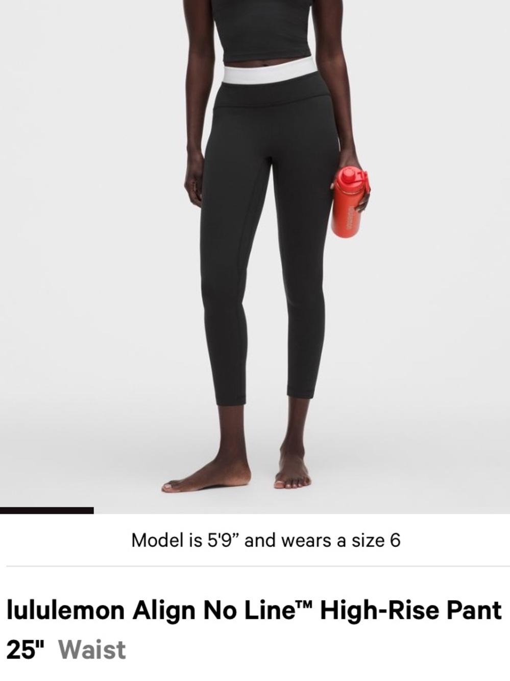 NWT lululemon Align No Line™ High-Rise Pant
25" *Waist. Size 4.